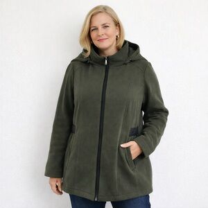 Jones New York Signature Hooded Coat